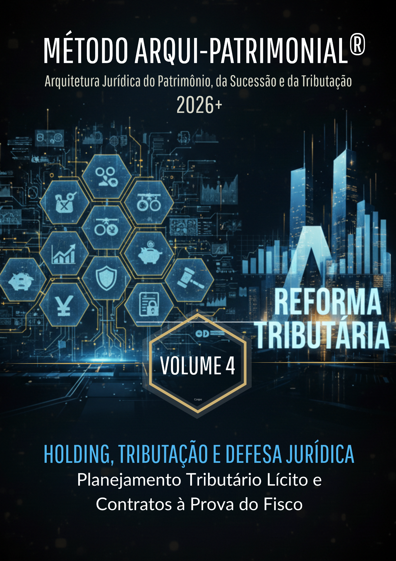 Capa do e-book Holding, Tributação e Defesa Jurídica